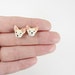 fennec fox post earrings