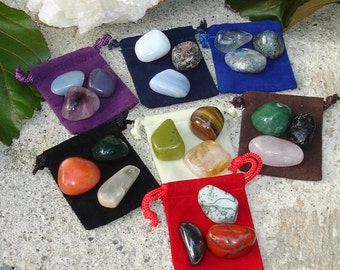 Chakra Healing Balancing Tumbled Stones Crystals using Reiki and Feng Shui