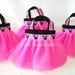 Set of 5 Minnie Mouse Themed Party Favor Tutu Bags