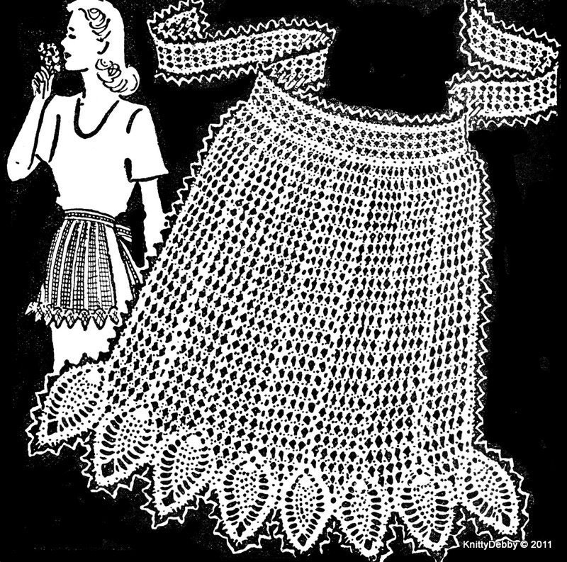 Bernat: Pattern Detail - Handicrafter Cotton - Apron with Bib