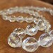 Art Deco Carved Crystal Beaded Necklace
