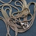 RESERVED / For Hollie / Victorian Long Ladies Serpentine Watch Chain Necklace / W&SB