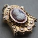 Victorian Etruscan Cameo Book Chain Locket