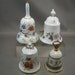 Vintage Danburry Mint Set of Four Collectible Porcelain Bells By Royal Grafton Kaiser Germany Gorham Royal Adderley England
