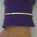 Vintage Trifari Etched Bangle Bracelet