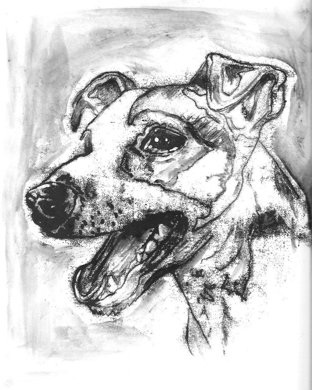 Рисунки для скетчбука Джек собака