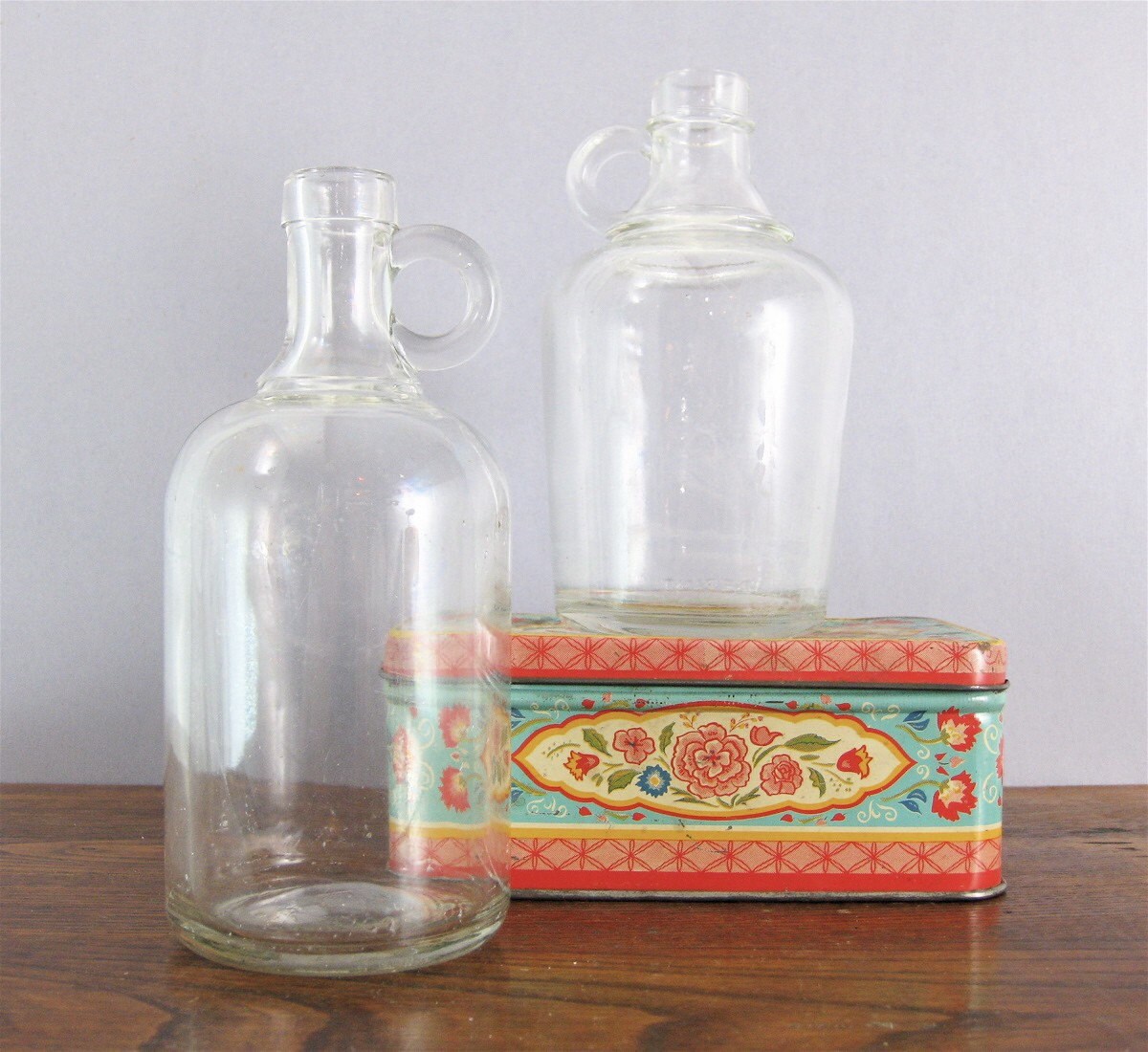 Pair of vintage Glass Jugs