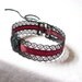 Baroque Choker, Lace and Burgundy Satin, Gothic, Victorian Halloween Costume Black and Dark Red, Elegant Regency Red Wine Necklace with Rose