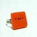 Kawaii Cheese Cracker Adjustable Ring - Polymer Clay Miniature Food Jewelry - by The Happy Acorn