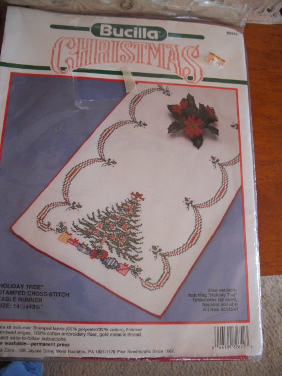 Christmas Table Runner Cross stitch Kit