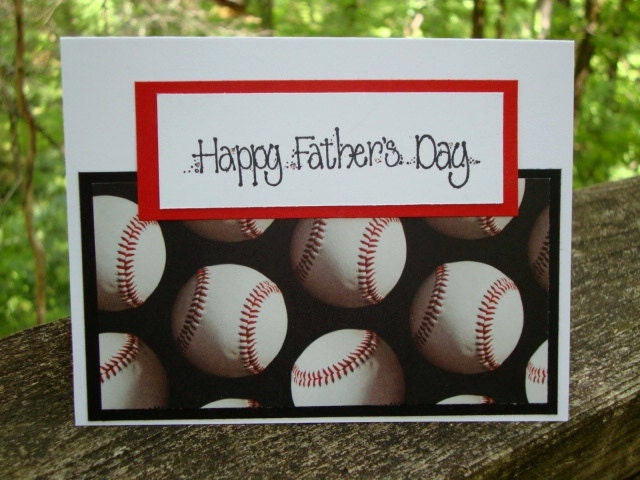 Baseball Theme Father's Day Card