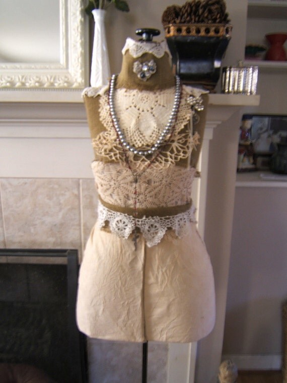 Items similar to Decked Out Vintage Dress Form on Etsy