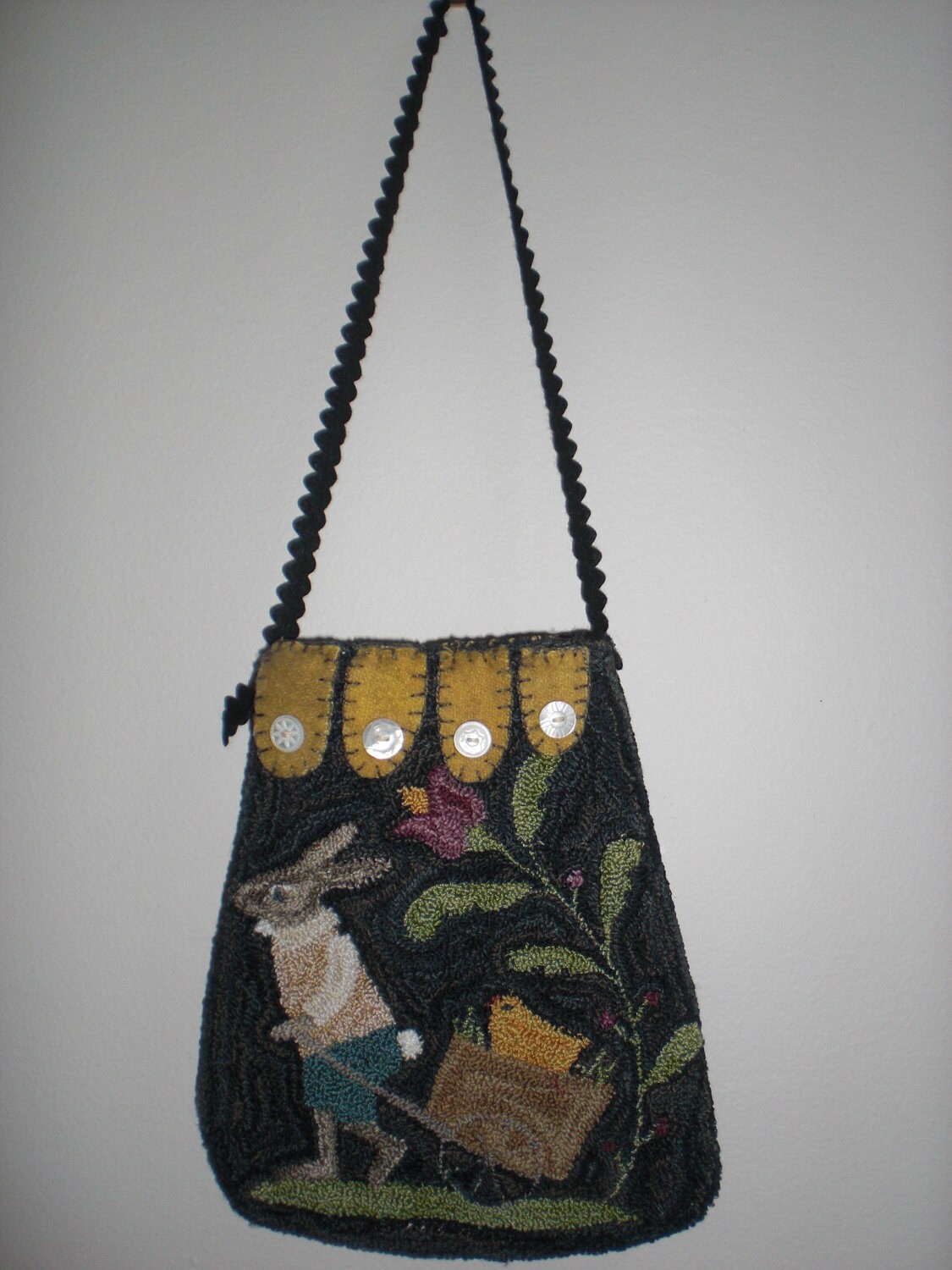 Punch Needle wool bag