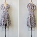 vintage 1970s dress / vintage 70s dress / vintage floral 1970s ruffle dress