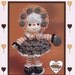 Oatmeal Cookie Crocheted 14 Inch Soft Body Doll Craft Pattern Leaflet