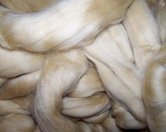 Wool Roving, Merino Roving, Felting Wool, Spinning Wool, Merino Roving for Spinning and Felting - Camel Colorway - 8oz