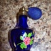 Vintage Cobalt Blue Perfume ATOMIZER