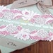 Embroidered trim, pink trim, venise trim, Doll trim, 3 1/2 yards NT227