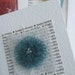 Birthday Card - handknitted mohair and silk flower