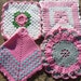 Vintage Pink Crocheted Potholders