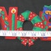 Christmas Noel Fabric Applique - Candy Cane, Christmas Stocking Iron on T-Shirt Fabric Applique - Time Saver Kit by SEWFUNQUILTS
