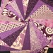Purple Quilt Fabric Charm Squares - Quilt Kit, Qult Blocks by SEW FUN QUILTS