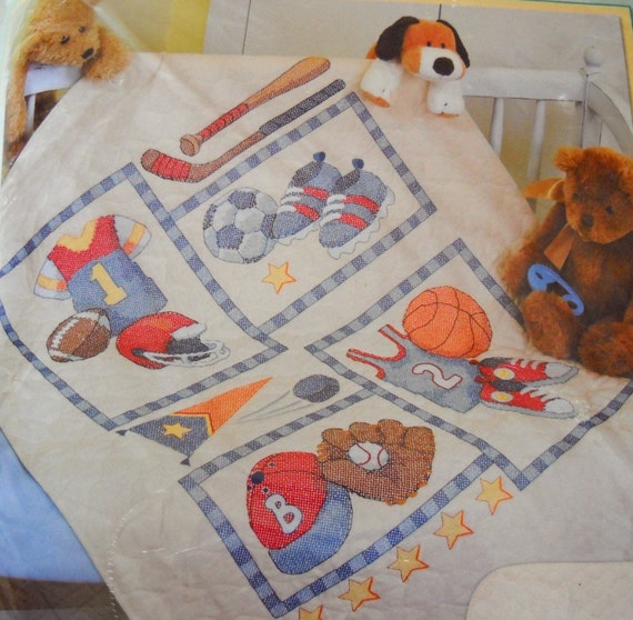 dimensions-little-sports-baby-quilt-stamped-cross-stitch-kit