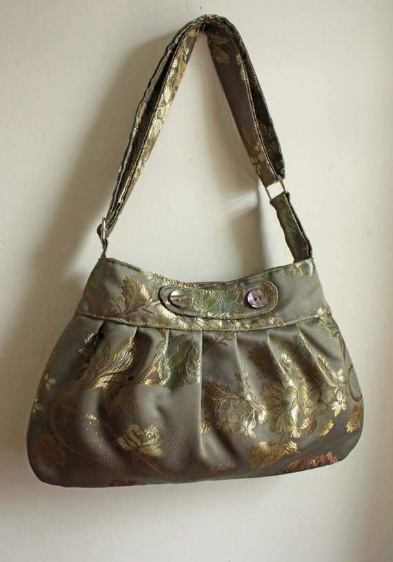 Sage Brocade purse Ready by cindymars7 on Etsy