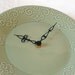 Sage Green Plate Wall Clock No. 393 (9 inches)