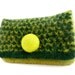 Dee Felt Purse Pouch Chartreuse Green Wool