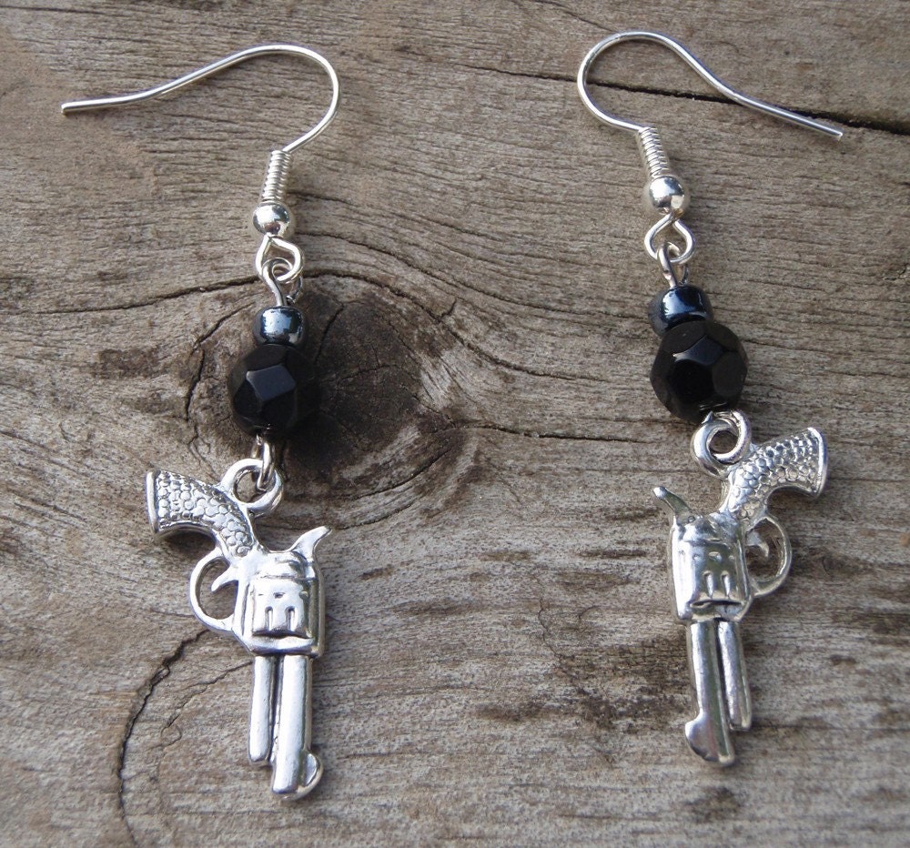 Pistol Earrings