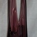 Mid Century Mod Glass Vase Pulled Swung Purple Amethyst