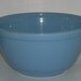 Pyrex Glass Mixing Bowl Bluebelle Blue Delphite 1 1/2 quart