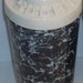 Vintage Glassware Hazel Atlas Drizzle Black White Glass Range Shaker SUGAR