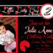 Lady Bug Picture Personalized Printable Birthday Invitation and Thank you Set
