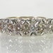 Retro Vintage Diamond Wedding Ring - 14K Yellow and White Gold