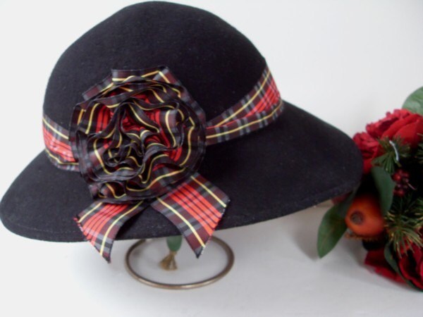 Flower Flat Ribbon Hat
