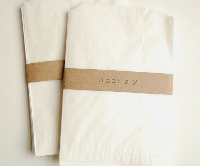 20 medium glassine bags by HoorayDesignCo on Etsy