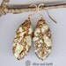 Rainforest Jasper Stone Earrings Wrapped in Antiqued Copper, Stone Dangle Earrings, Natural Stone Jewelry, Beadwork Earrings