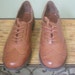 Vintage 1980s Oxford Shoes / Brown Leather Womens Bass, Size 8 1/2 M