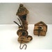 3 Small Birdhouse Decorations