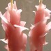 Orchid Rose Candle Tapers - Engagement Gift, Wedding, Natural Home Decor - Beeswax, Purple Rose Petals - Eco Chic Candles by Marcie Forest