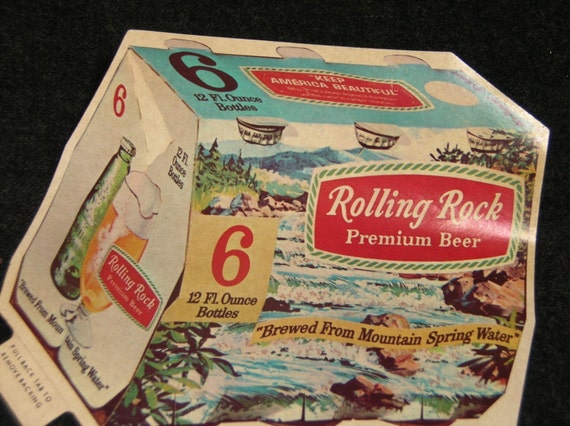 Vintage Rolling Rock Beer Label