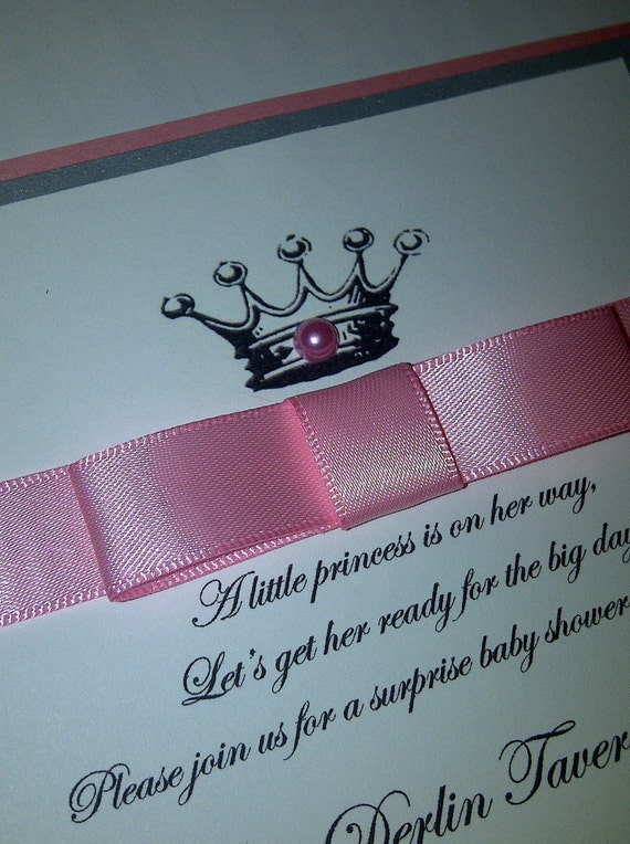 Princess Theme Baby Shower Invitations 10