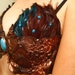 Beautiful Handmade Burlesque Bronze Warrior Bra - Size 34D
