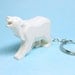 Polar Bear Keychain made with Genuine Lego Polar Bear
