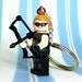 Hawkeye Keychain made from NEW Superhero LEGO (r) Minifigure