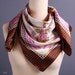 1970s Equestrian Silk Scarf / Royal Ridding Accessories Print