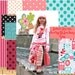 Private Listing for Valerie Mish Mash Skirt and Embellished Tee Pattern and Sewing Kit with fabrics