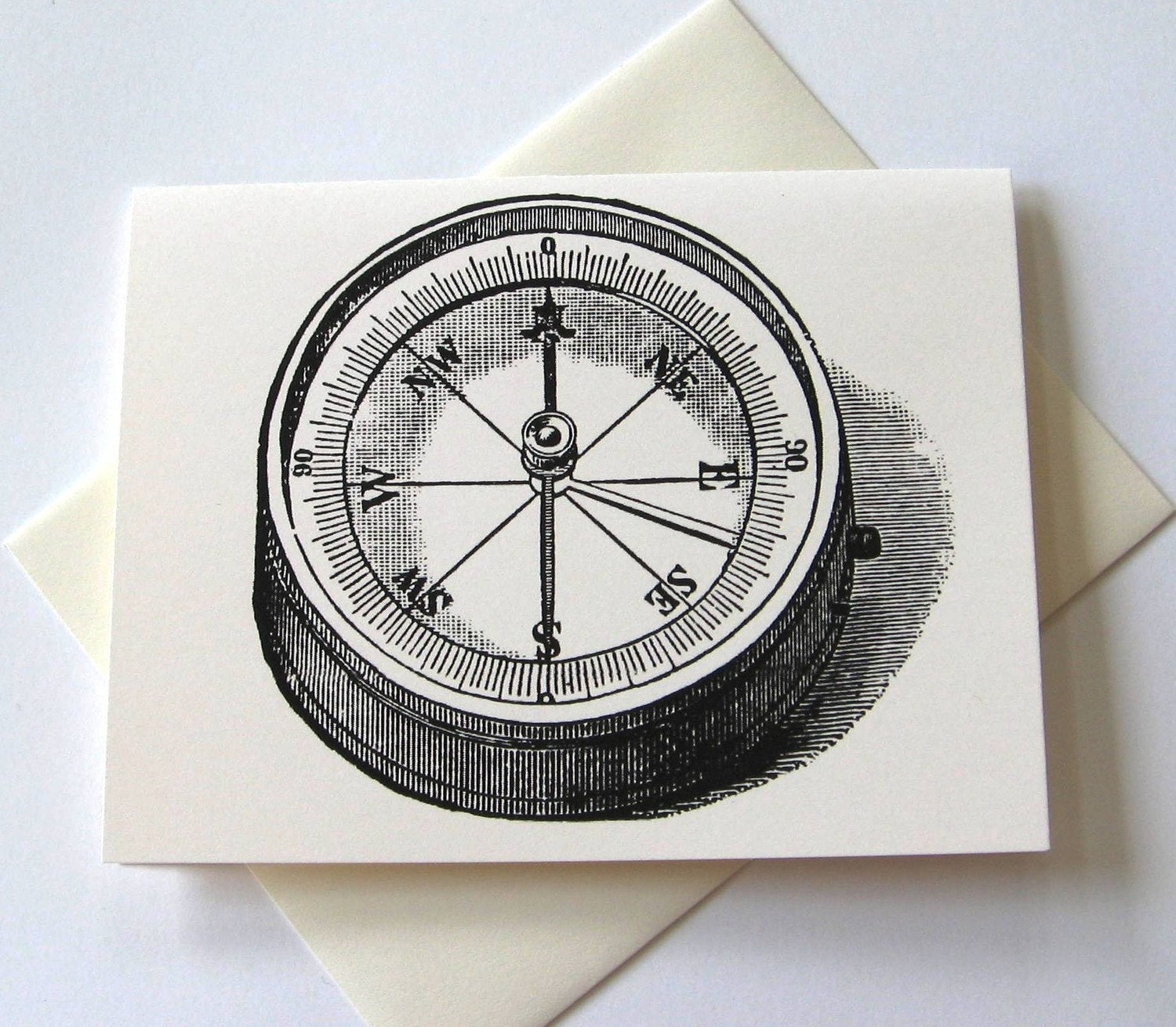 Compass Note Cards Set of Ten